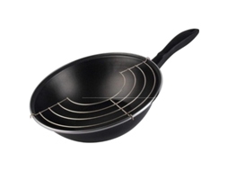 Wok esmaltado black 28 cm