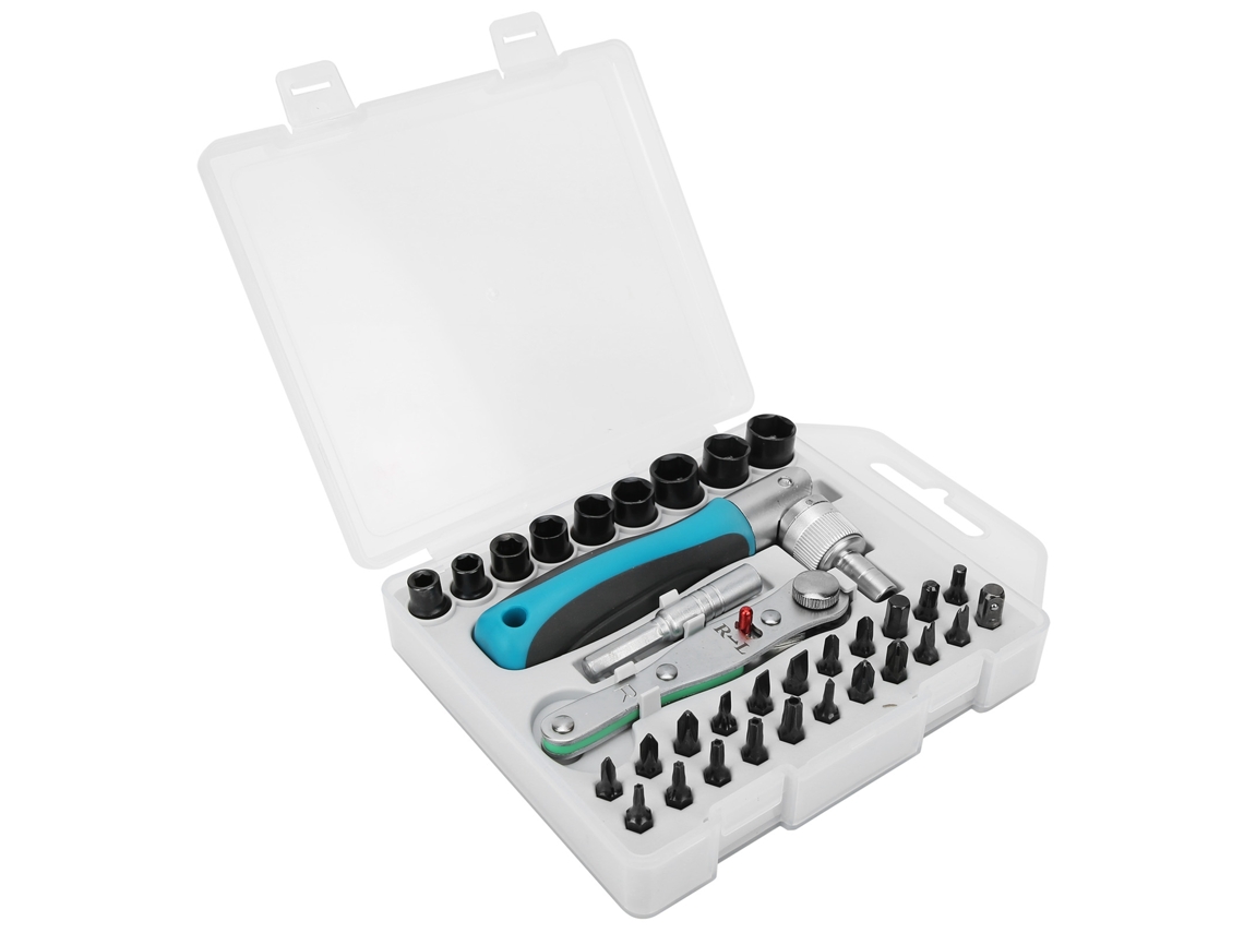 Laxiscreed Conjunto De Pontas Para Parafusadeira Com Sistema De Rachet E Encaixe Rotativo