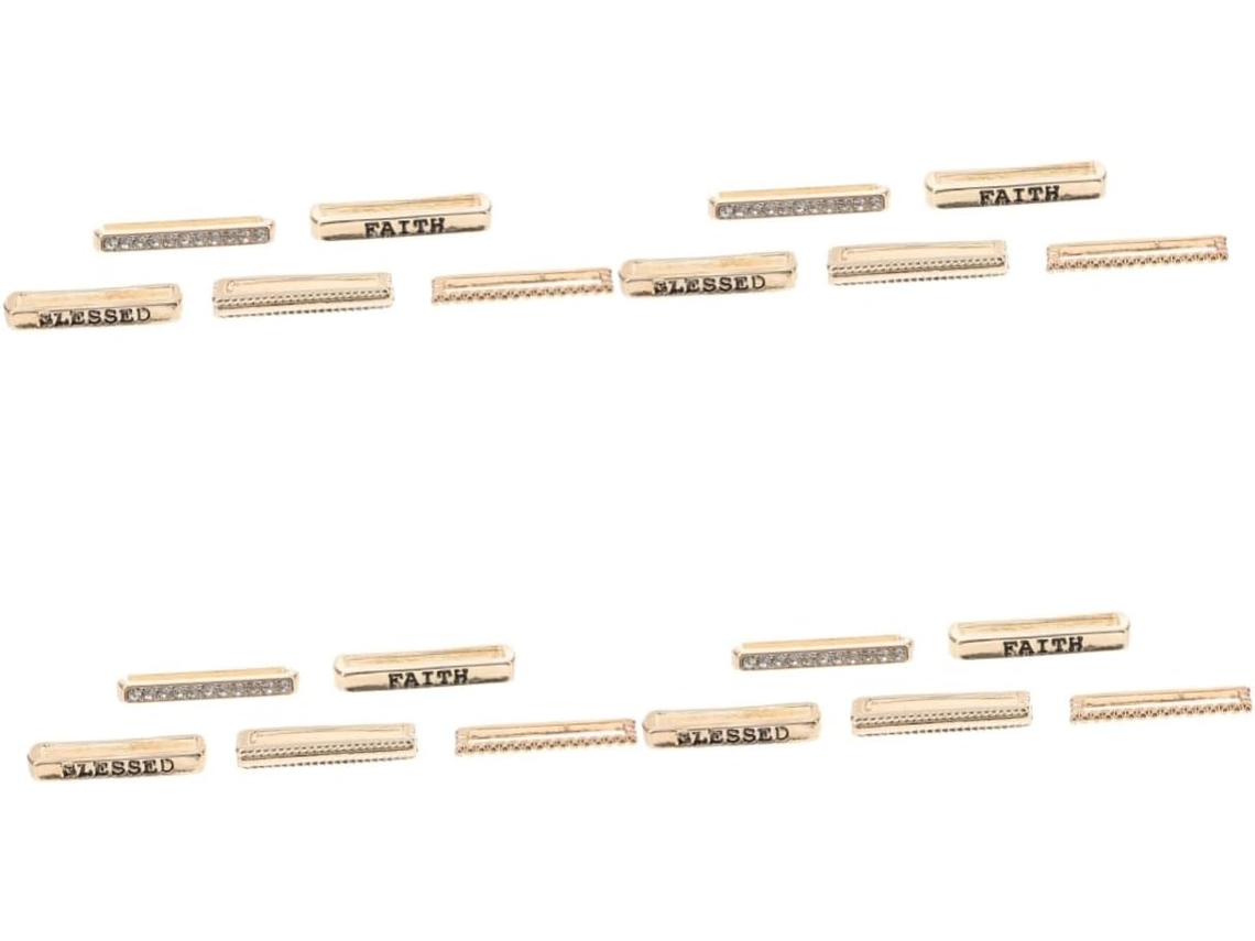 Conjunto De 20 Anéis Decorativos Para Pulseira De Relógio Feminino, Em Liga Metálica