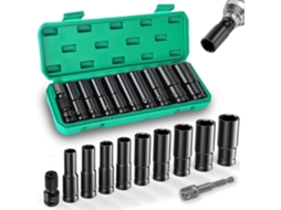 Soquete De Impacto, 11 Peças, 1/2, 24 Mm, Chave