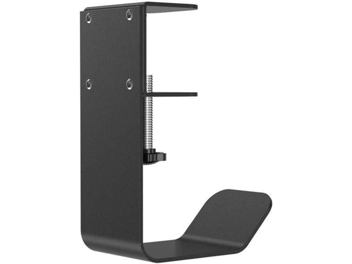 Suporte Para Fones De Ouvido Usar Embaixo Da Mesa – 9, 2x 12, 5cm, Metal, Para Trabalho Ou Jogos, Com Design Compacto