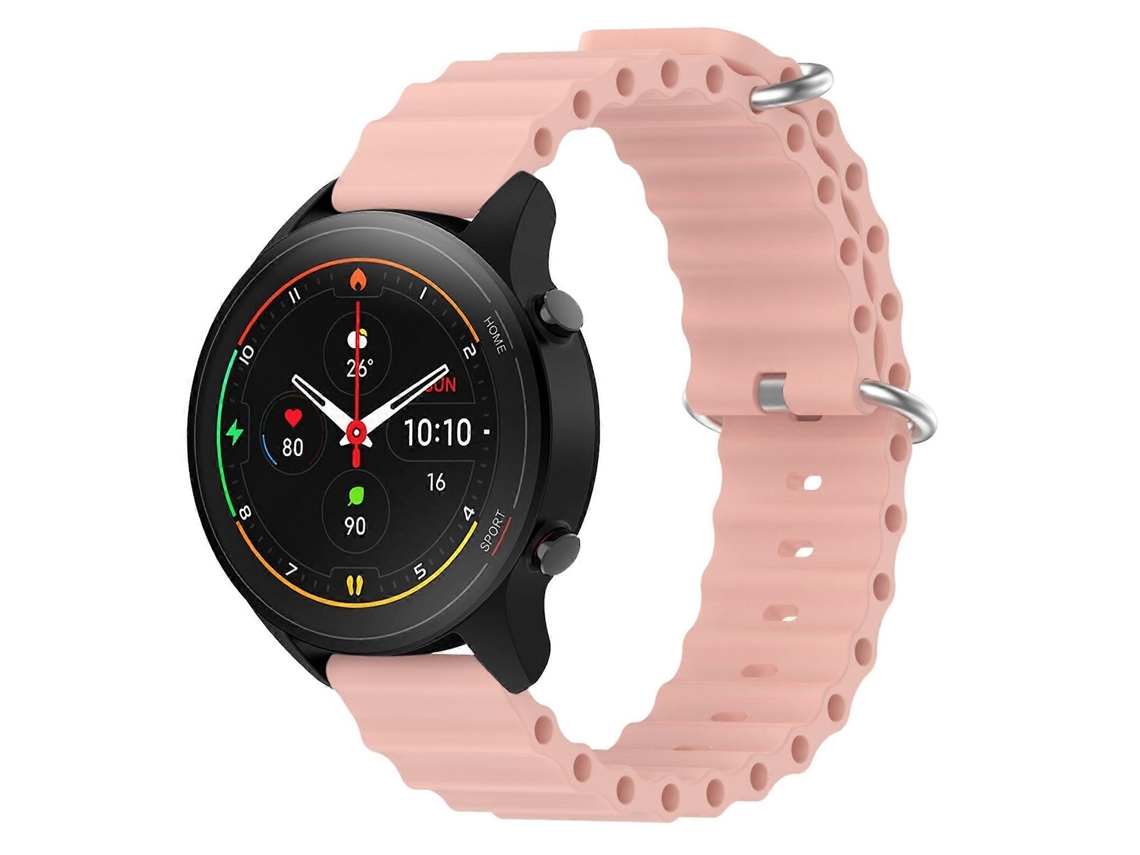 Pulseira De Silicone De Cor Sólida Estilo Oceano Para Xiaomi Mi Watch S1 Pro 22mm