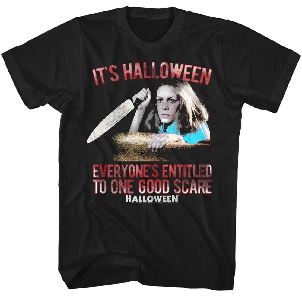 Unisex Adult T-shirt Rockinstone Halloween Goodscare Black Sizem