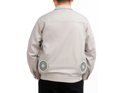 2026-chaqueta Ventiladora Exterior De Verano - Traje De Aire Acondicionado Para Trabajo De Construcción Qrh Gris Xxl