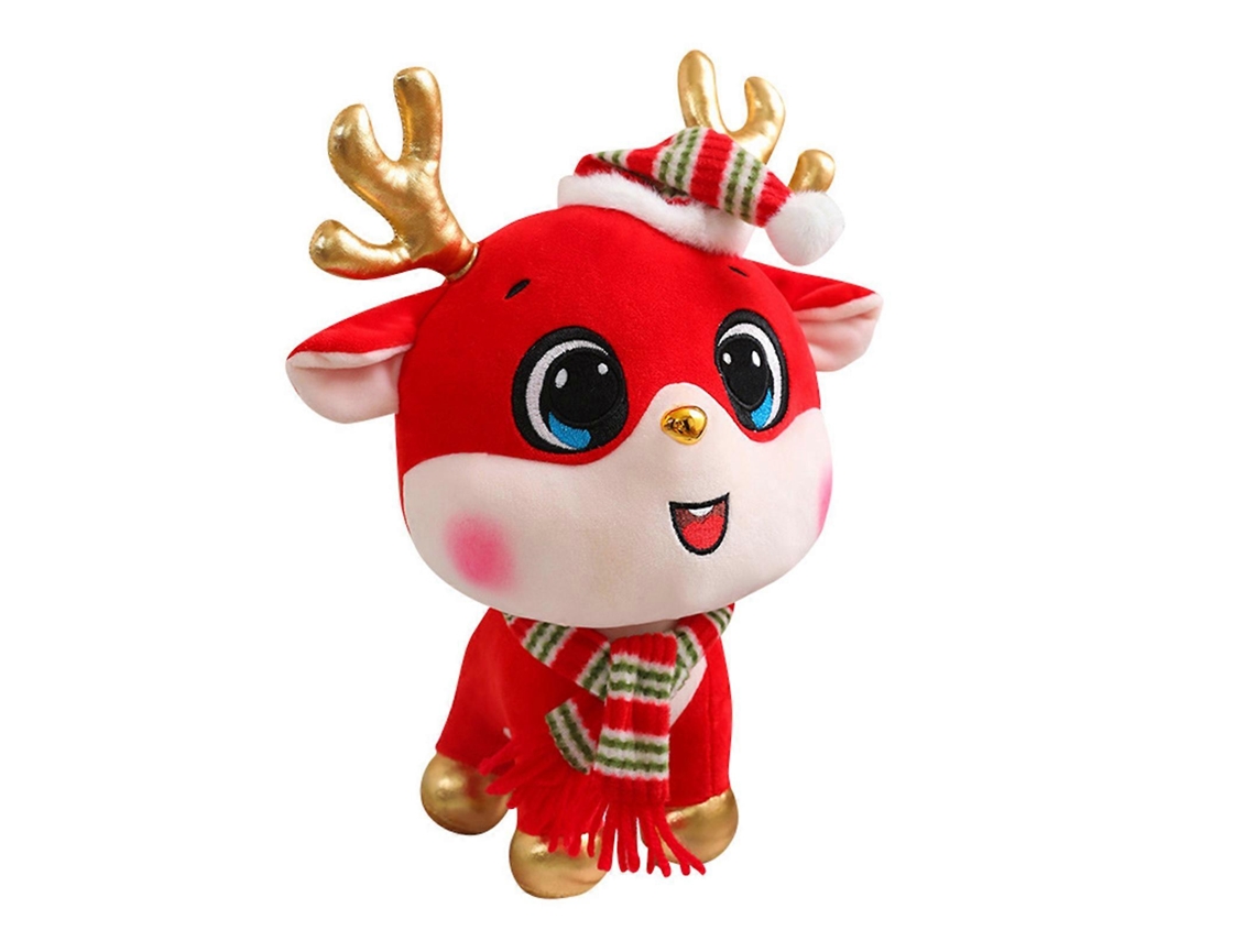 Peluche Rena De Natal Vermelho