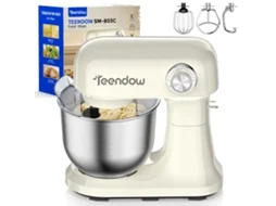 Batedeira Teendow 5l,1500w,12 Velocidades Com Taça Inox,amassa Pão, Bolos, Acessórios Laváveis Na Máquina, Cabeça Inclinável (sm-b03c)