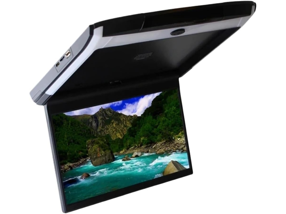 Monitor de Teto para Carro de 12,5 Polegadas, Tela Dobrável Ips Hd 1080p com Luz. SFUSHOS