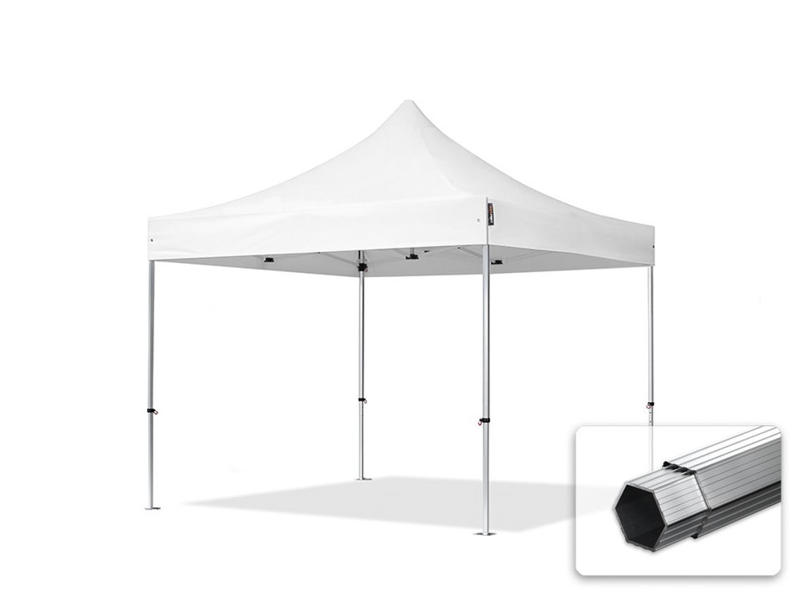 Tenda Dobrável 3x3m, Alumínio Profissional 40mm, Branca