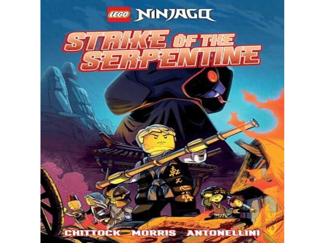 Livro LEGO Ninjago Strike of the Serpentine de Cameron Chittock (Inglês)
