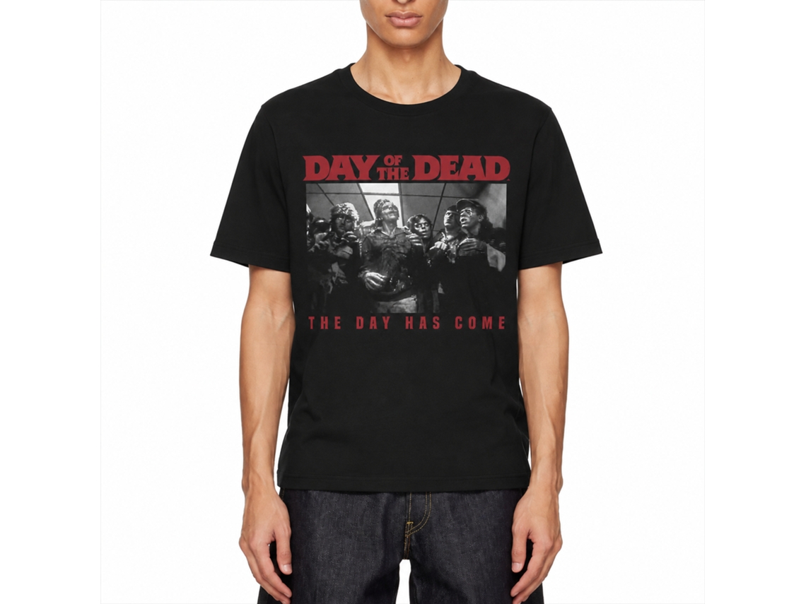 Rockinstone Day Of The Dead Dotd The Day Has Come Black T-shirt Size:xl