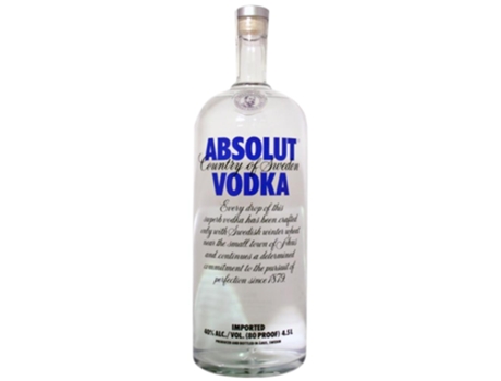 Vodka ABSOLUT Absolut (4.5 L - 1 unidade)