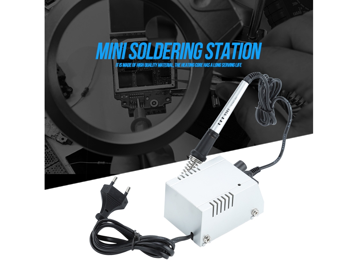 Laxiscreed Estação De Soldar Mini Regulável 12v Para Reparação De Telemóveis E Ajuste De Temperatura