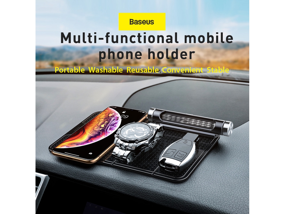 2026zentro-suporte Universal Para Celular No Carro Baseus Com Base Anti-deslizante Lavável Plegável Multifuncional