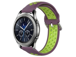 Pulseira De Silicone Esportiva Perfurada E Respirável De 22 Mm Para Samsung Gear S3 Classic