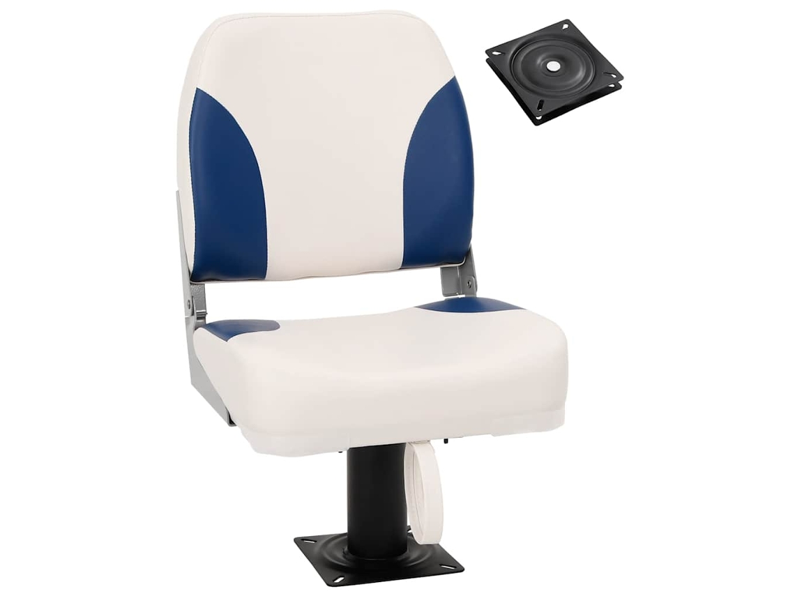 Vidaxl Assento De Barco Com Pedestal Rotativo A 360°