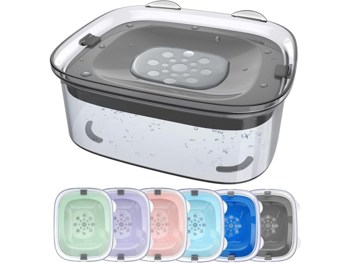Taça Flutuante Antiderrame 2 L, Silicone, Com Disco Contra Salpicos E Derrames Tressino