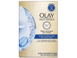 Lenços De Limpeza Facial Diária Olay, Purificação Profunda, 66 Unidades