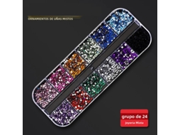 Acessórios Para Unhas Decoradas Com Strass, Cristais E Aplicações De Strass.