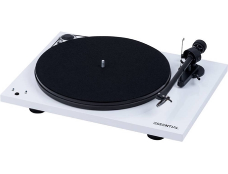 Gira-Discos PRO-JECT Essential 3 Recordmaster Branco (Manual - Correia - Velocidade: 33 1/3 - 45)