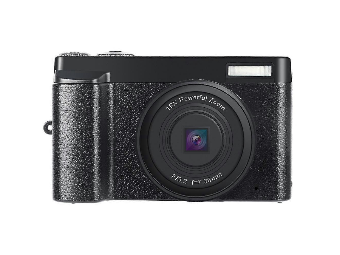 Câmara Digital Retro Compacta Dc101 Com Zoom 16x E Ecrã De 3,0 Polegadas