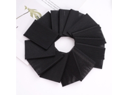 2026 grips para Cabelo Adesivos de Cabeleireiro para Penteados Corte e Seccionamento Preto 6x7cm