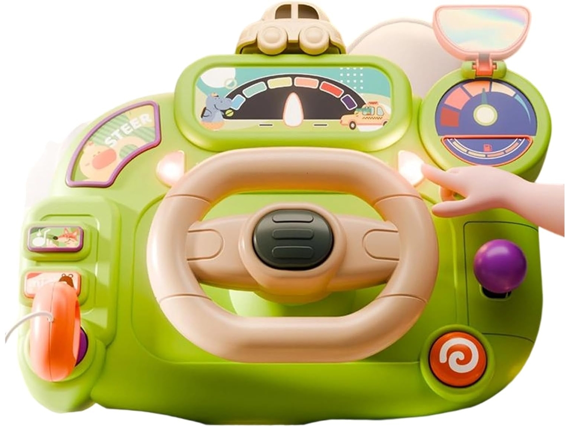 Volante De Brinquedo Controlador De Direção Simulado Interativo, Controlador De Direção Divertido Vayotoy