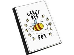Capa para Passaporte Crazy Bee Boy Stars Ideal para Diversas Ocasiões