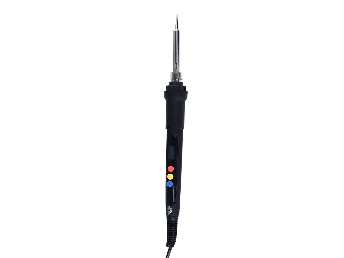 Ferro De Soldar Digital Com Controlo Térmico Interno Da Laxiscreed Para Soldadura Eletrónica