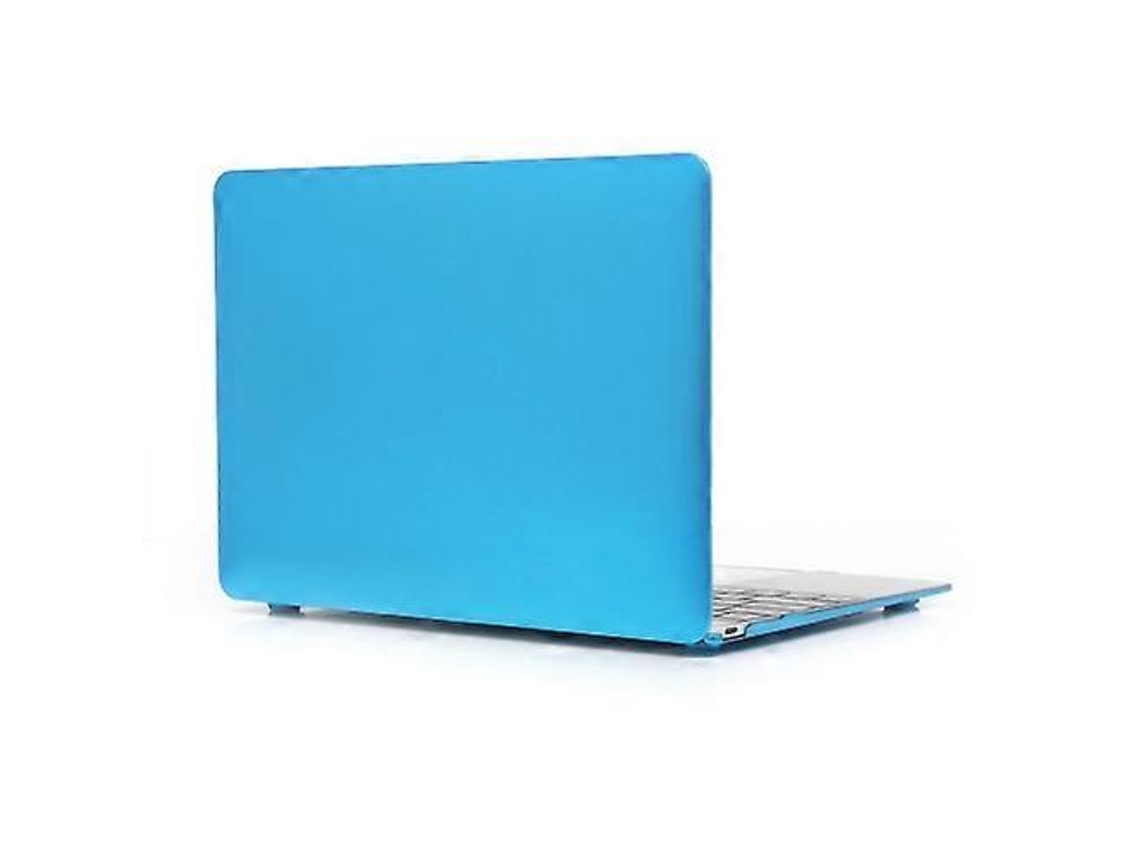 Capa Protetora De Plástico Rígido Da Série Metal Texture Para Macbook De 12 Polegadas Aquaforge (azul)