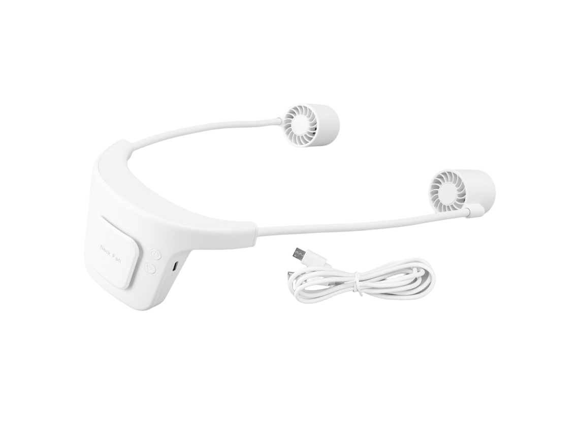 Ventilador De Pescoço Laxiscreed Para Esportes, Portátil E Leve, Com 3 Saídas De Ar Para Maior Conforto Ao Ar Livre
