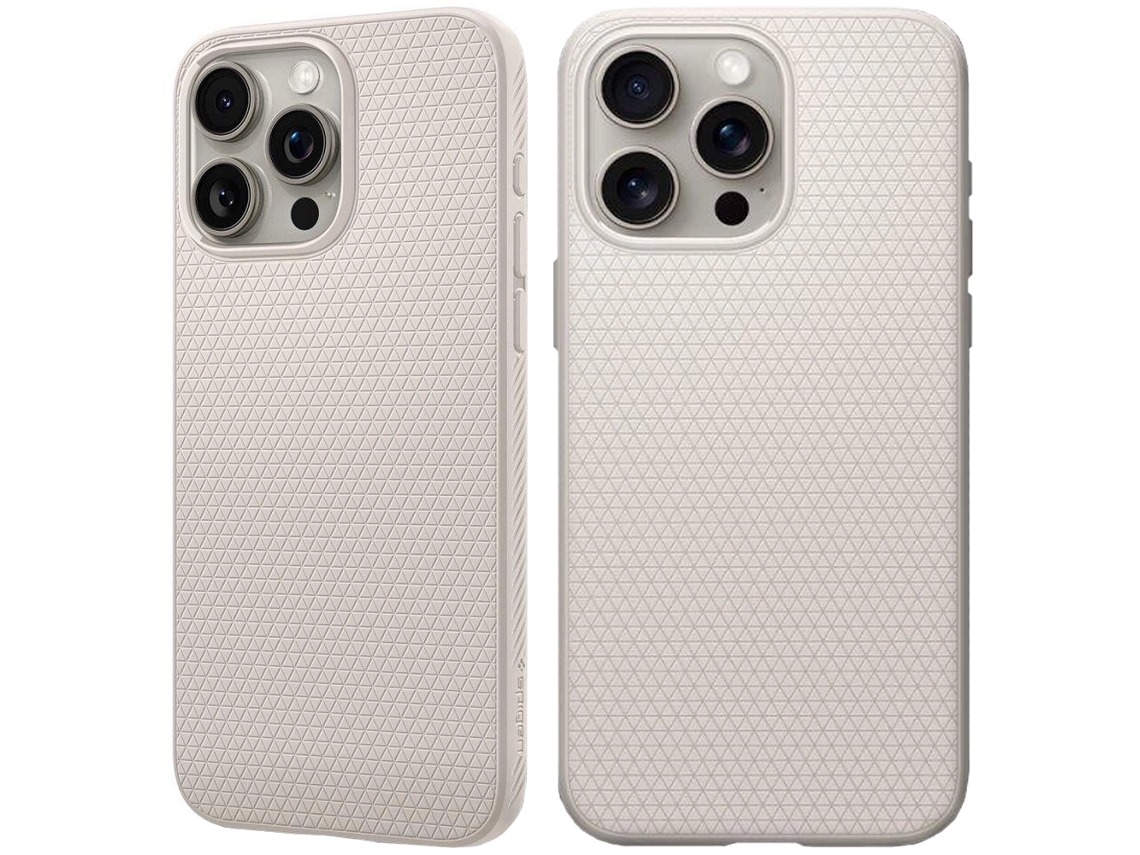 Capa Spigen Liquid Air Para Iphone 15 Pro Com Proteção E Função Antiderrapante