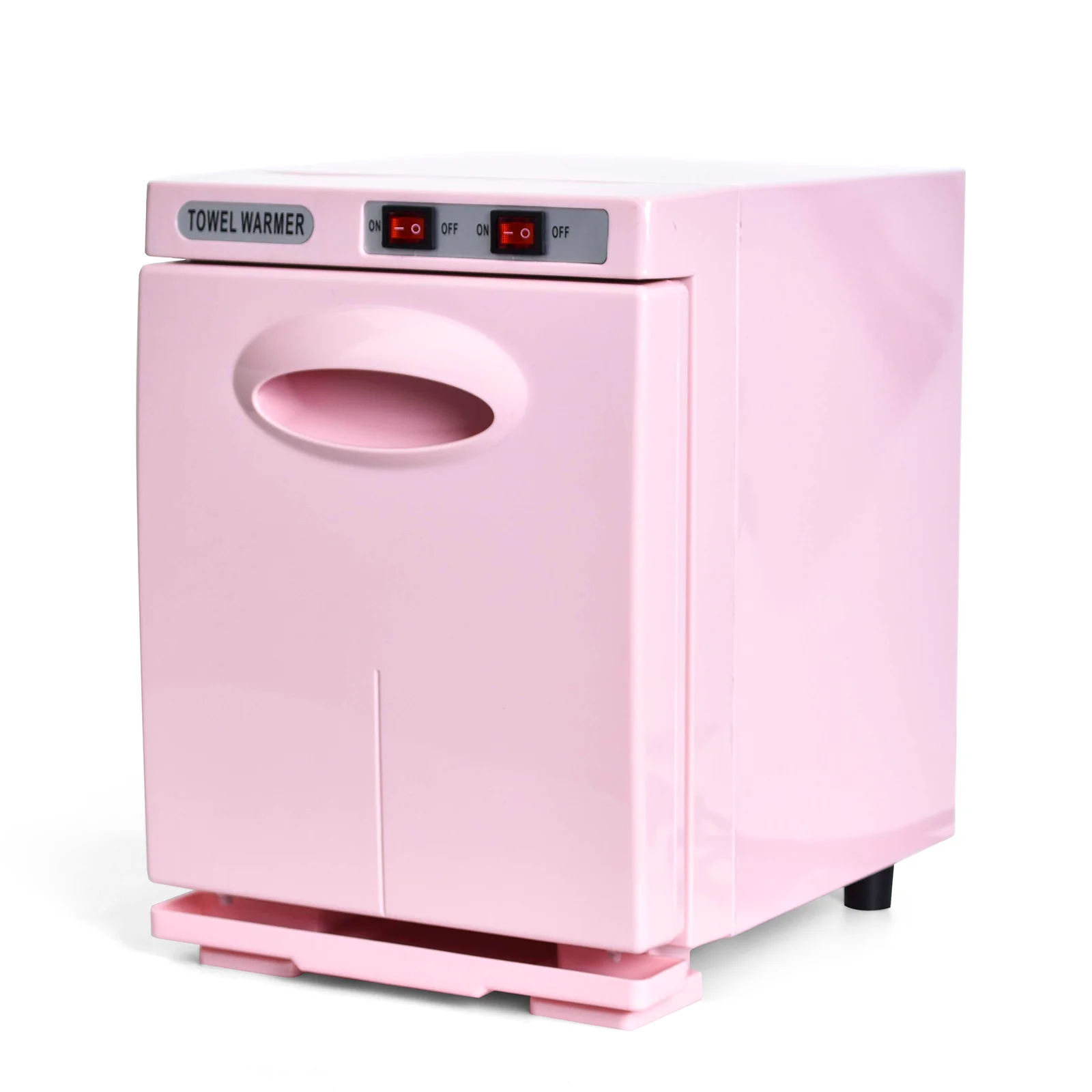 Aquecedor de toalhas UV Nettlife 5L, esterilizador elétrico profissional de toalhas 360° para salões de beleza, spas, hotéis e banheiros - Rosa