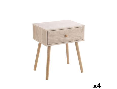 Criado Mudo Moblekit Marrom 40 X 30 X 47 Cm Madeira Mdf (4 Unidades)