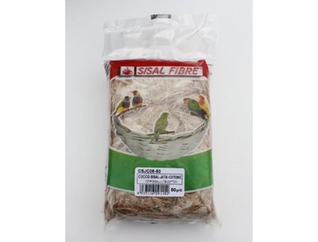 Sisal Fibra Natural Ninho Canários 50Gr