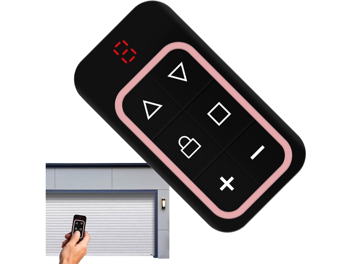 Controle Remoto Para Porta De Garagem – Transmissor 6 Botões, Dispositivo De Controle Porta
