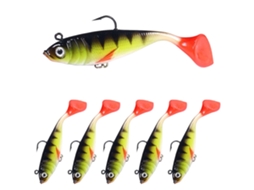 Isca de Pesca Luminosa 10cm 18.5g com 2 Anzóis
