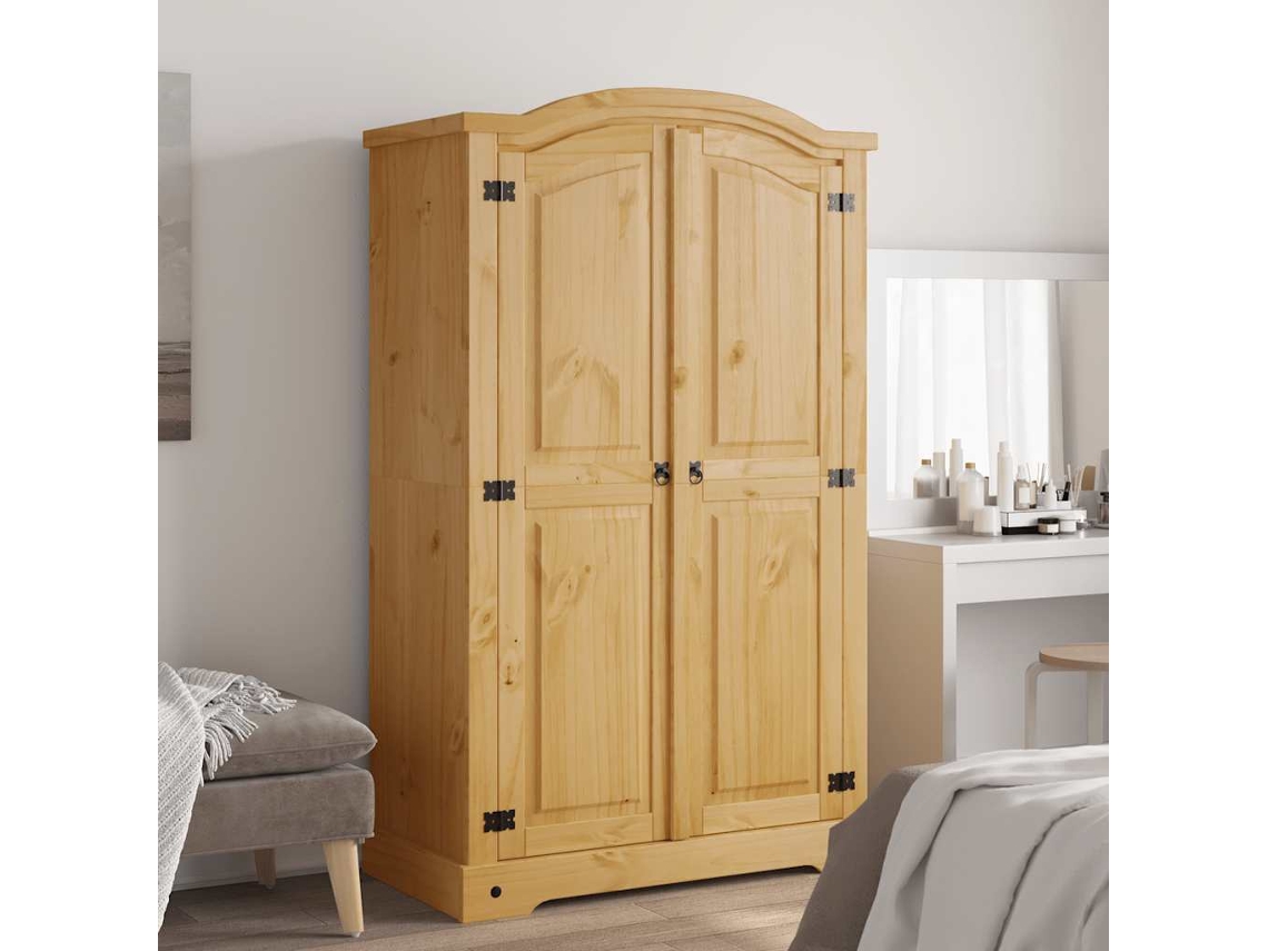 Vidaxl Roupeiro Corona Range Pinho Mexicano Com 2 Portas