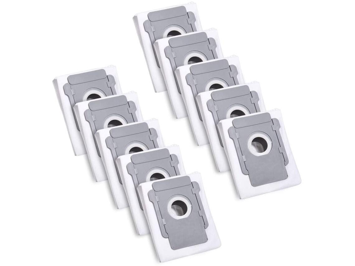10 Sacos De Aspirador Para Irobot Roomba I7 I7 I3 I3 I4 I4 I6 I6 J7 J7 I8 I8s9 S9 E5 E6 E7 Clean Base, Saco De Aspirador De Substituição Brilvibera