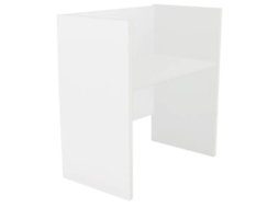 Central de atendimento 1 posição. 85cm. Branco. OFILIKE