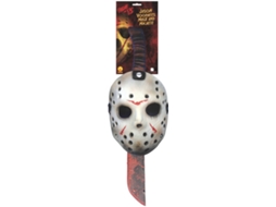 Máscara RUBIE'S Sexta-Feira 13: Jason (com Facão)