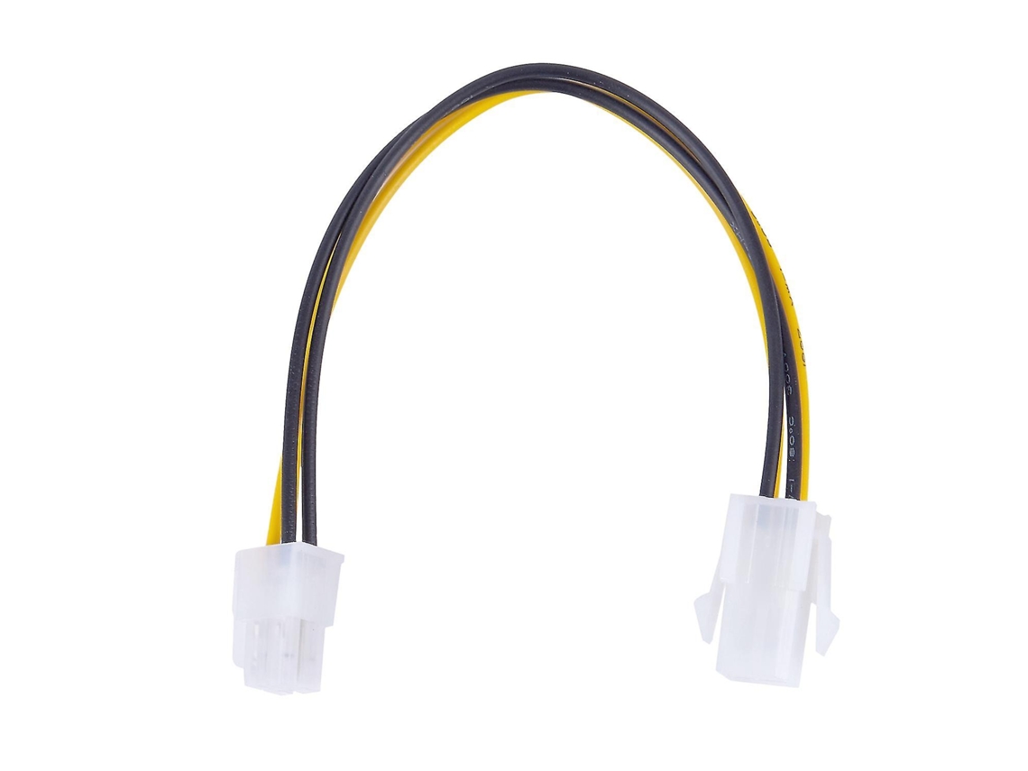 Cabo Extensor De Alimentação Para Cpu De 20 Cm/8 Polegadas, 12 V, 4 Pinos Macho Para 4 Pinos P4 Fêmea. Aquaforge