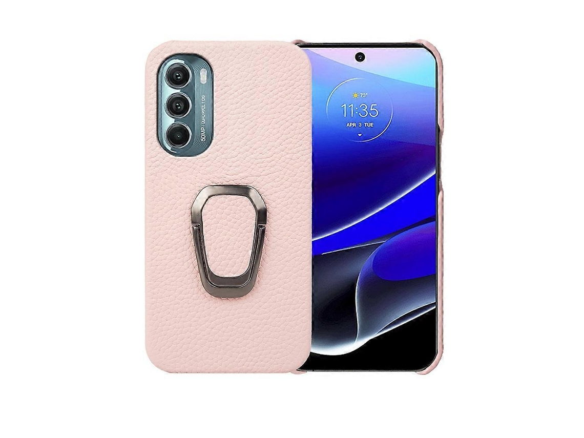 Capa De Couro Com Textura De Lichia Para Motorola Moto G Stylus 5g 2022