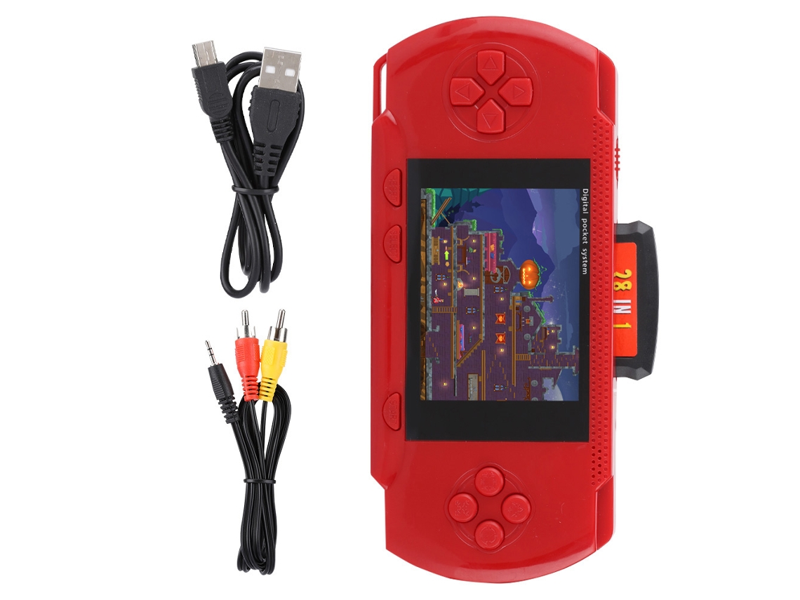 Console De Videogame Digital Portátil Pvp Com Cartão De Jogo Brilvibera