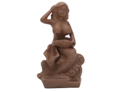 Queimador de Incenso Indoor Porcelana Vermelha Decorativo