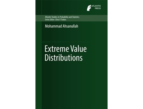 Livro Extreme Value Distributions de Mohammad Ahsanullah (Inglês - Capa Dura)