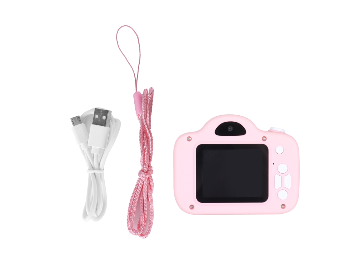 Câmera Infantil com Dupla de 1080p, Educativa, Rosa CHABERLU