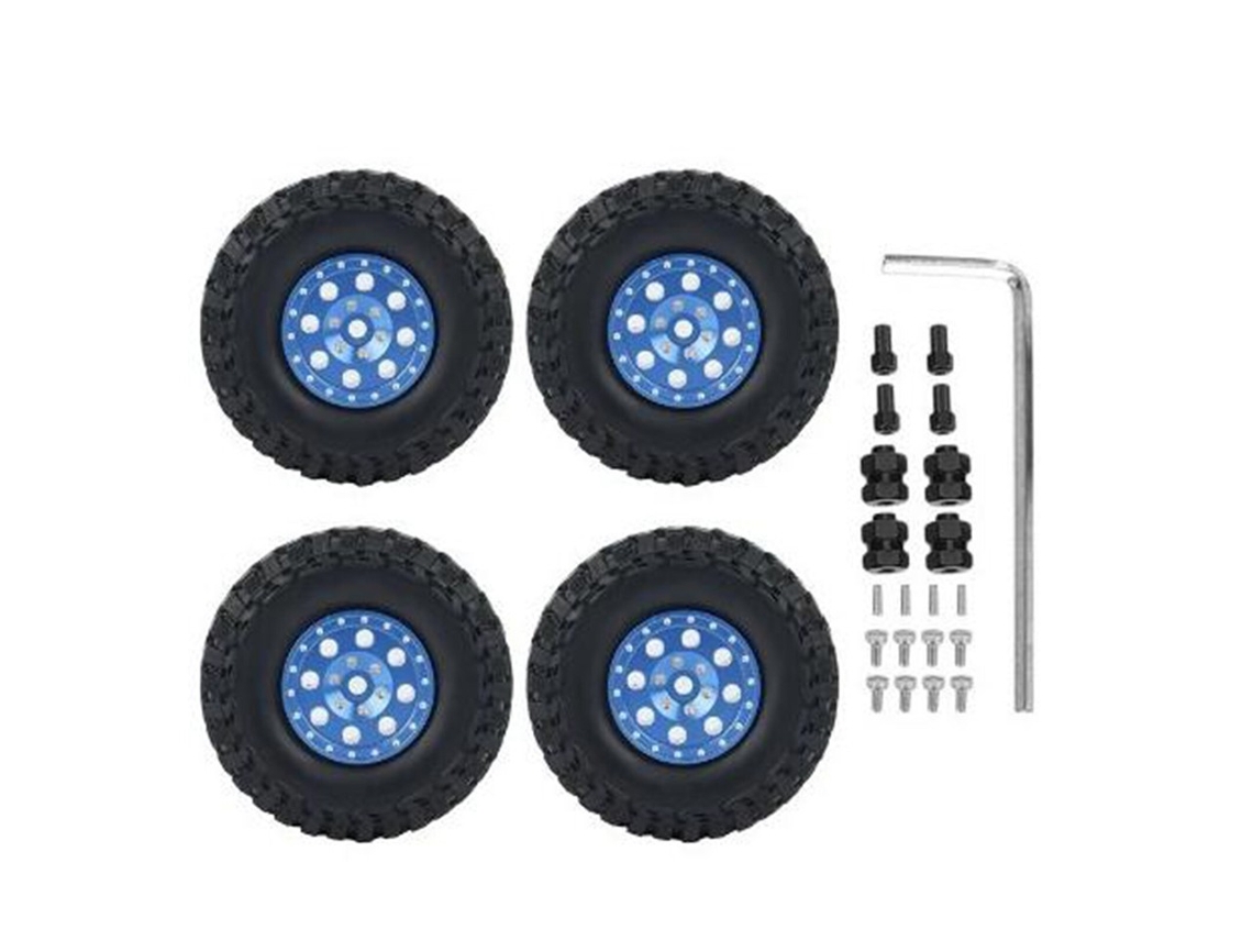 Kit Adaptador De Extensão Sextavada Para Roda, Pneu, Aro, Cubo De Roda Para Carro Rc Crawler 1/24 Scx24