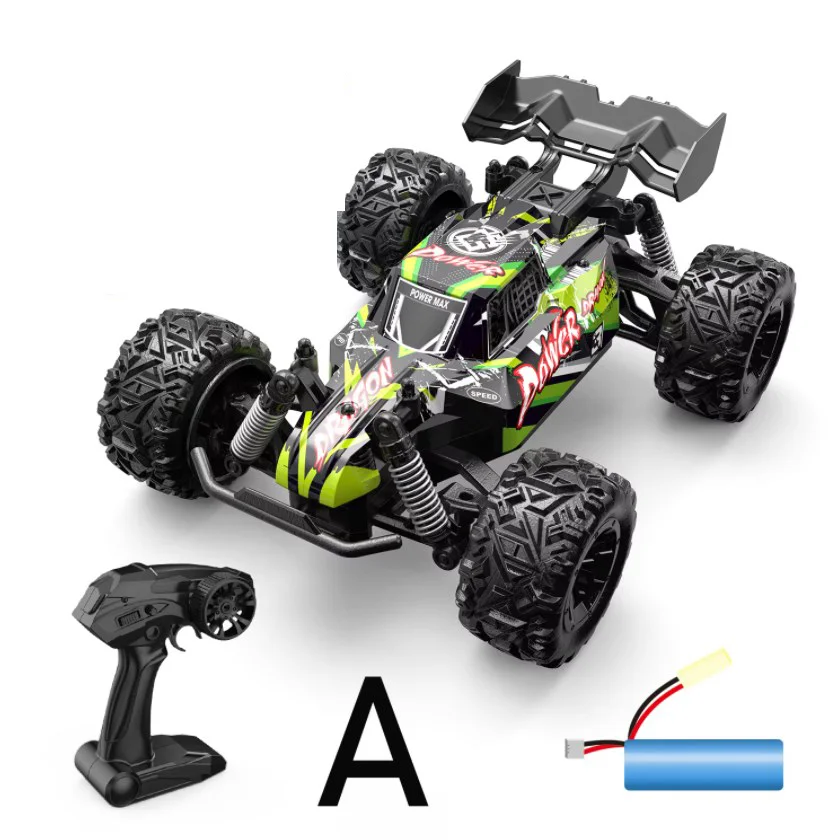 Carro de Drift Off road com Controle Remoto, Escala 1:20, Velocidade Máxima de 20 Km/h MDUG (verde)