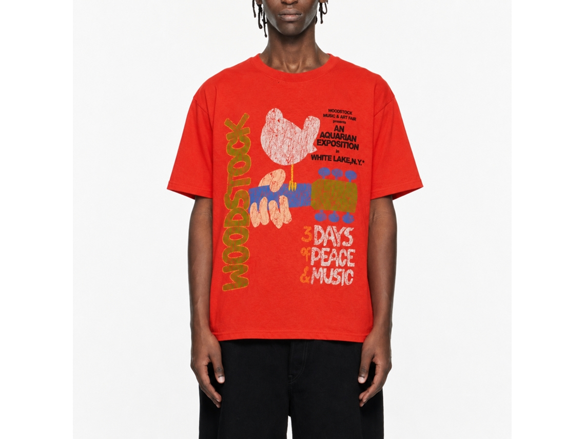 Woodstock Classic Vintage Poster T-shirt Unisex Adults Size:s
