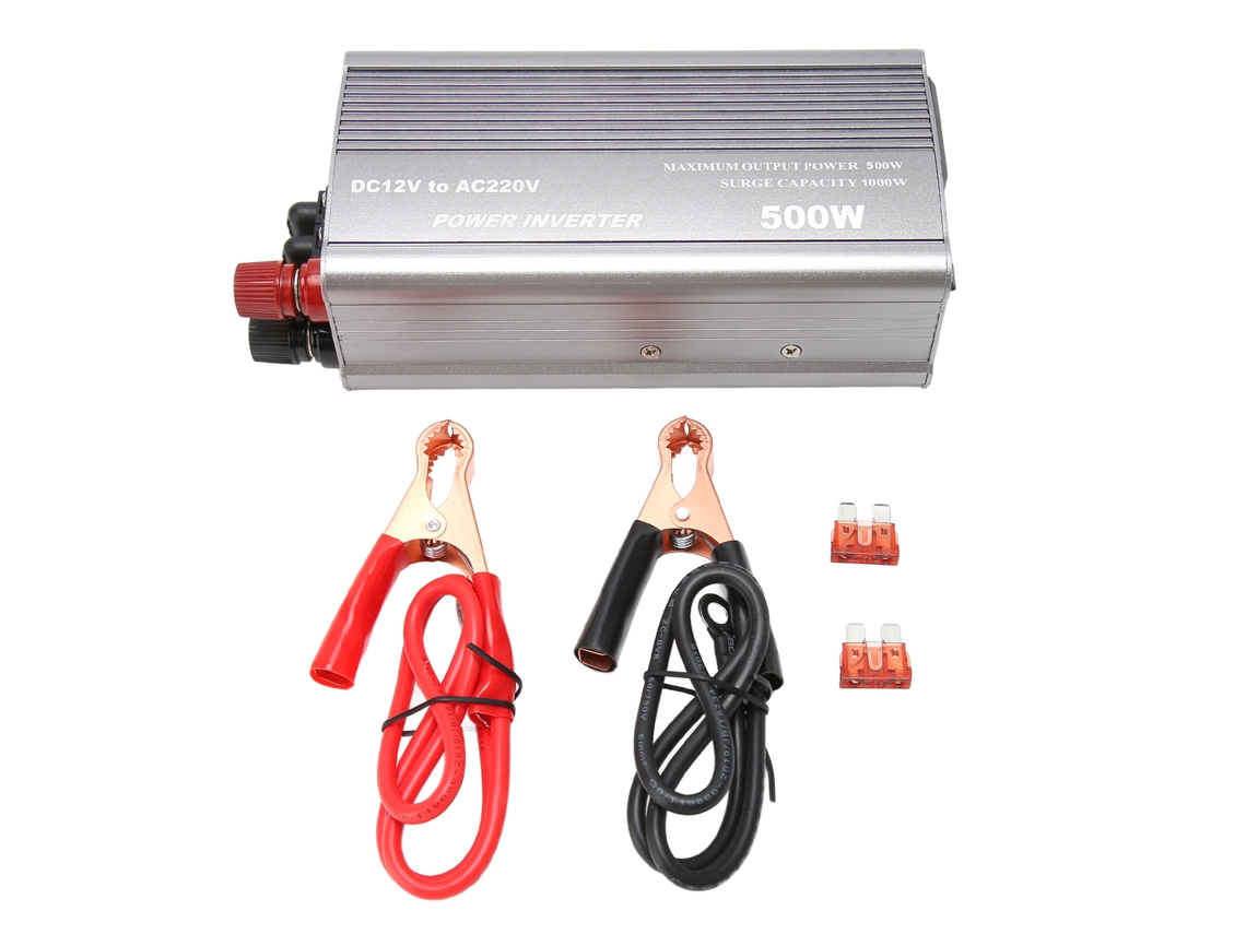 Aetheria inversor de Carro 500w 12v para 220v com Proteção Contra Superaquecimento Conversor de Energia Veicular